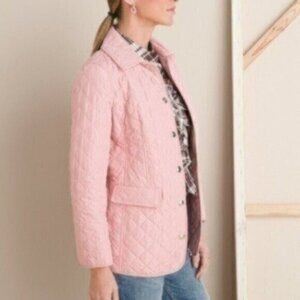 NWOT Chico's Modern Quilted Jacket - Pink